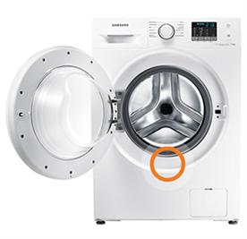 Samsung Waschmaschinen-Türgriff Teilenummer des Herstellers DC64-01524B 
